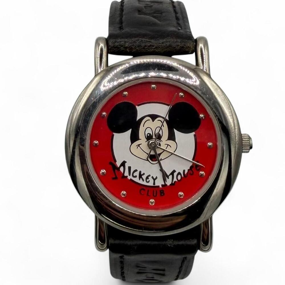 Vintage mickey mouse silver watch